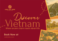 Vietnam Travel Tour Scrapbook Postcard Image Preview