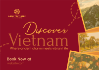 Vietnam Travel Tour Scrapbook Postcard Image Preview