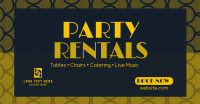 Party Tiles Abstract Facebook ad Image Preview