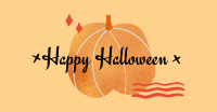 Happy Halloween Pumpkin Facebook Ad Design