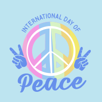 Peace Day Symbol Instagram Post Design