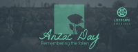 Remembering Anzac Facebook cover Image Preview