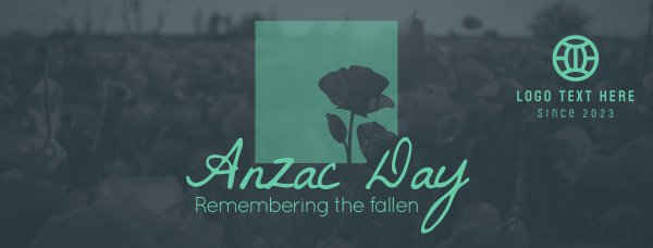 Remembering Anzac Facebook Cover Design Image Preview