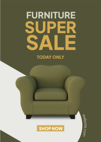 Furniture Super Sale Flyer Design