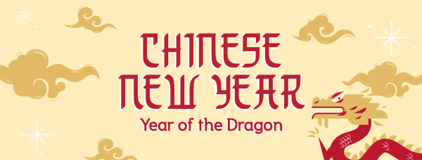 Year of the Dragon  Facebook Cover Design