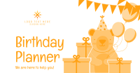 Birthday Planner Facebook Ad Design