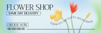 Flower Shop Delivery Twitter header (cover) Image Preview