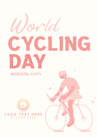 Cycling Day Poster Design