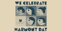 Tiled Harmony Day Facebook Ad Design