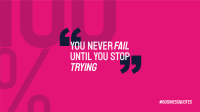 You Never Fail YouTube cover (channel art) Image Preview