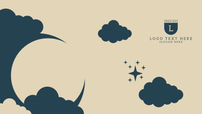 Moon and Stars Scenery Facebook event cover Image Preview