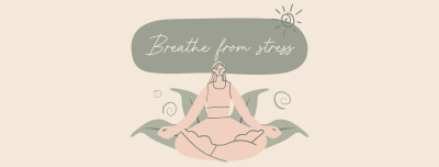 Breathe From Stress Facebook cover Image Preview