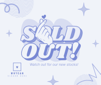 Minimal Funky Sold Out Facebook post Image Preview
