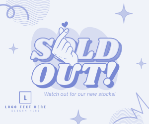 Minimal Funky Sold Out Facebook post Image Preview