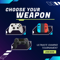 Choose your weapon Instagram post Image Preview
