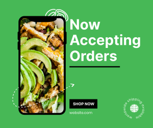 Food Delivery App  Facebook post Image Preview