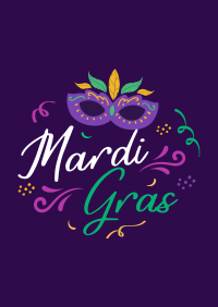 Let's Celebrate Mardi Gras Poster Image Preview