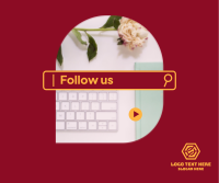 Follow Us Search  Bar Facebook post Image Preview