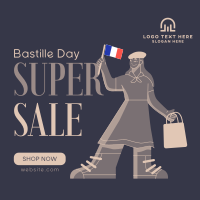 Super Bastille Day Sale Instagram post Image Preview