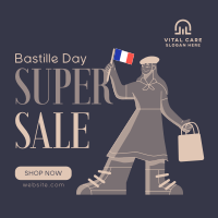 Super Bastille Day Sale Instagram post Image Preview
