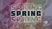 Exclusive Spring Giveaway Facebook Event Cover Image Preview