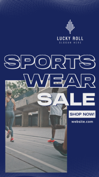 Sportswear Sale Instagram reel Image Preview