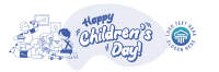 Quirky Children's Day Twitter Header Design