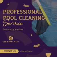 Professional Pool Cleaning Service Linkedin Post Design