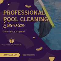 Professional Pool Cleaning Service Linkedin Post Image Preview
