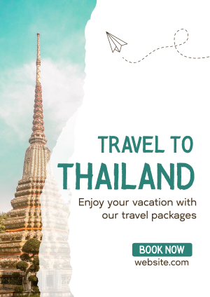Thailand Travel Flyer Image Preview