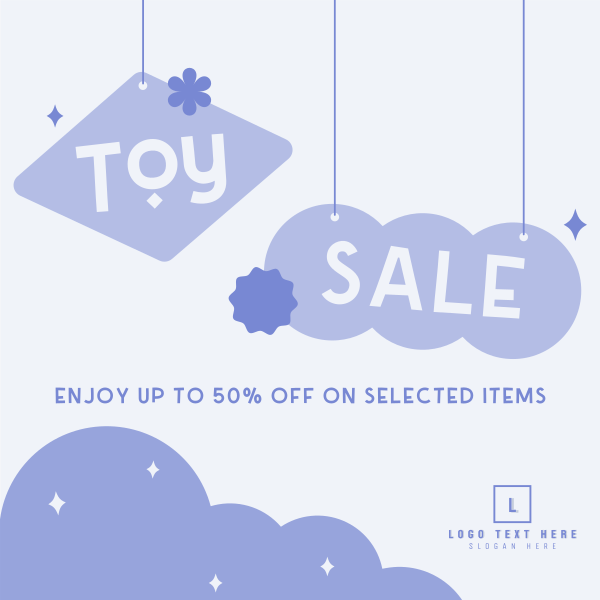 Cute Toys Sale Promo Instagram Post Design Image Preview