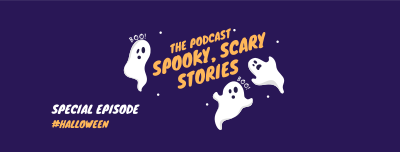 Halloween Special Podcast Facebook cover Image Preview