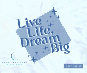 Dream Big Facebook post Image Preview