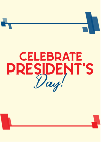 Celebrate President's Day Flyer Design