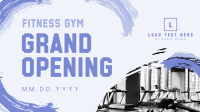 Messy Brush Fitness Facebook Event Cover Design