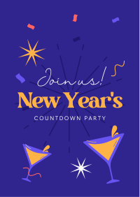 New Year Countdown Flyer Design