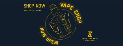 Vape Handle Facebook cover Image Preview