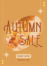 Shop Autumn Sale Poster Design