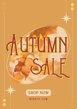 Shop Autumn Sale Poster Image Preview