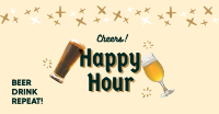 Cheers Happy Hour Facebook Ad Design