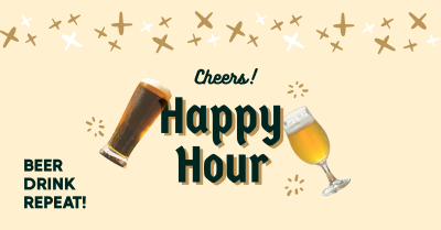 Cheers Happy Hour Facebook ad Image Preview