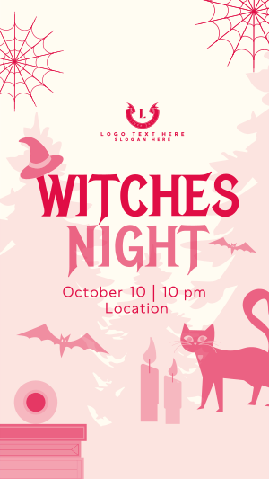 Witches Night Facebook story Image Preview