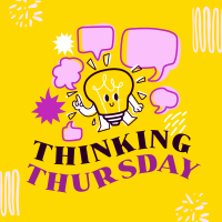 Funky Thinking Thursday Linkedin Post Image Preview