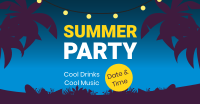 Summer Night Party Facebook ad Image Preview