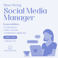 Need Social Media Manager Instagram Post Preview