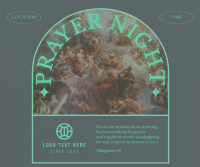 Rustic Prayer Night Facebook post Image Preview