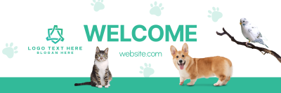 Online Vet Consultation Twitter header (cover) Image Preview