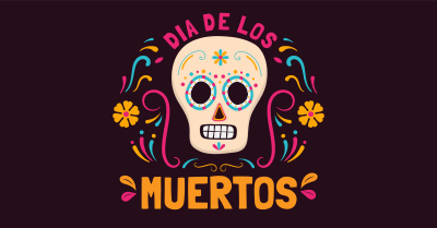 Dia De Muertos Parade Facebook ad Image Preview