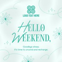 Weekend Greeting Quote Instagram post Image Preview