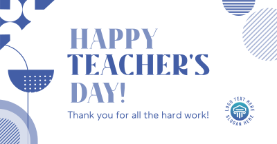 Generic Teacher Greeting Facebook ad Image Preview